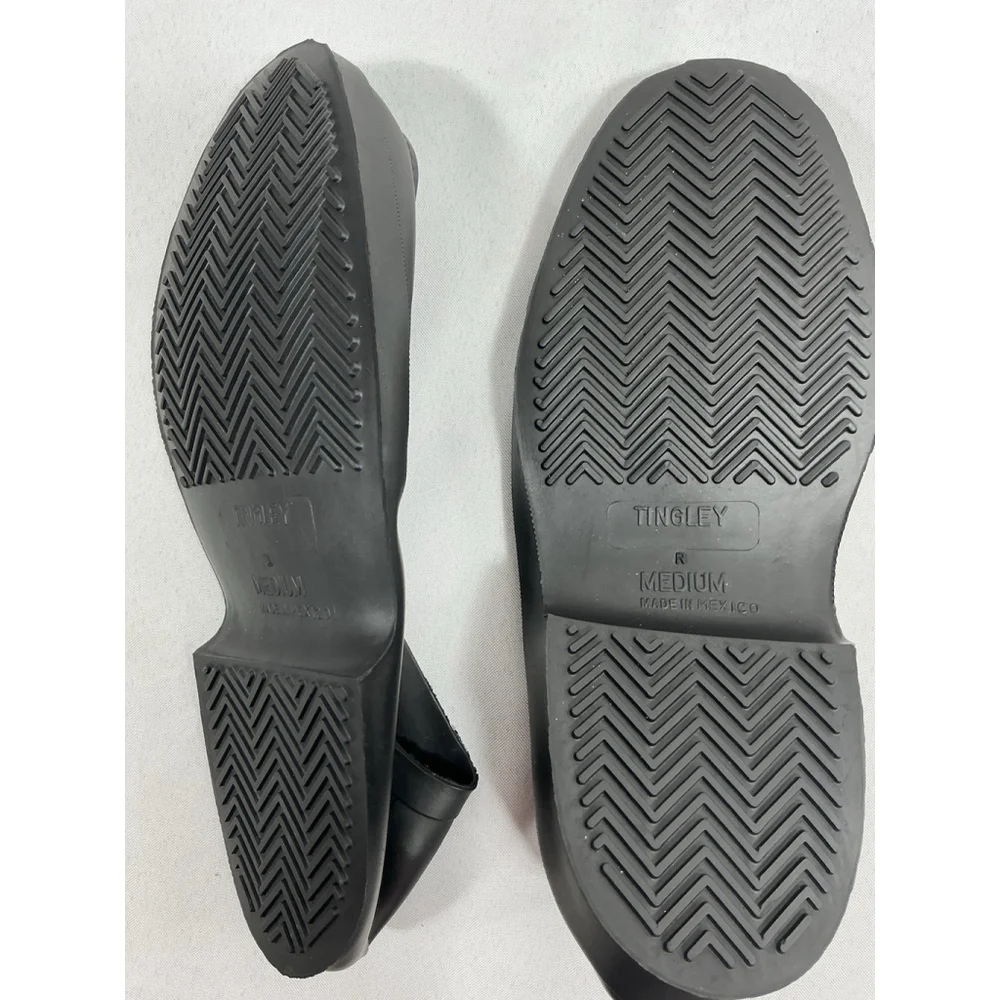 Mens Tingley Rubber Over The Shoe Covers Medium Black NWOT